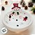 Tigela Decorativa de Cerâmica de Natal - Boneco de neve - 13x4cm - 1 unidade - Rizzo - Imagem 4
