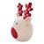 Paliteiro Decorativo Rena de Cerâmica de Natal - 9cm - 1 unidade - Rizzo - Imagem 3