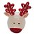 Paliteiro Decorativo Rena de Cerâmica de Natal - 9cm - 1 unidade - Rizzo - Imagem 4
