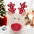 Paliteiro Decorativo Rena de Cerâmica de Natal - 9cm - 1 unidade - Rizzo - Imagem 6
