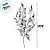 Galho Decorativo - Folhagem Neve Glitter - 94cm - 1 unidade - Rizzo - Imagem 2