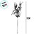 Galho Decorativo - Folhagem Nevada Glitter - 78cm - 1 unidade - Rizzo - Imagem 2