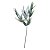 Galho Decorativo - Folhas Nevadas - 34cm - 1 unidade - Rizzo - Imagem 1