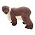 Enfeite de Natal - Urso em Pé Marrom de Cachecol Branco - 29x20x13 - 1 unidade - Rizzo - Imagem 1