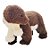Enfeite de Natal - Urso em Pé Marrom de Cachecol Branco - 29x20x13 - 1 unidade - Rizzo - Imagem 2