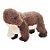 Enfeite de Natal - Urso em Pé Marrom de Cachecol Branco - 29x20x13 - 1 unidade - Rizzo - Imagem 3