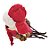 Enfeite de Natal - Passaro com Gorro Vermelho - 15x13x9cm - 1 unidade - Rizzo - Imagem 4