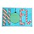 Tapete Decorativo de Natal - Noel Doces Azul - 78x68cm - 1 unidade - Rizzo - Imagem 1