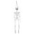 Enfeite Decorativo Halloween - Esqueleto Charlie - 75cm - 1 unidade - Cromus - Rizzo - Imagem 1