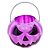 Mini Baldinho de Halloween com Alça - Abóbora Roxo - 6x7cm - 1 unidade - Rizzo - Imagem 2