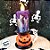 Vela Decorativa Com Led Halloween - Abóbora Roxo - 15x7cm - 1 unidade - Rizzo - Imagem 6
