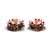 Porta Vela - Pinhas e Frutas Vermelho - 12cm - 2 unidades - Cromus - Rizzo - Imagem 1