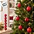 Bola de Natal em Tubo - Vermelho - 4cm - 6 unidades - Cromus - Rizzo - Imagem 6