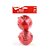 Bola de Natal - Vermelho - Matte e Gomo - 10cm - 2 unidades - Cromus - Rizzo - Imagem 1