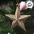Enfeite para Pendurar de Natal - Estrela Champanhe com Glitter - 9cm - 4 unidades - Cromus - Rizzo - Imagem 3