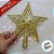 Estrela Ponteira de Natal Vazada - Dourada - 20cm - 1 unidade - Cromus - Rizzo - Imagem 3