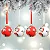 Bola de Natal Disney Original - Mickey, Pluto e Pateta - 8cm - 4 unidades - Disney Original - Rizzo - Imagem 1
