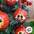 Bola de Natal Disney Original - Mickey e Minnie - 8cm - 4 unidades - Cromus - Rizzo - Imagem 3