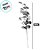 Galho Decorativo - Folhas Redondas Douradas - 63cm - 1 unidade - Rizzo - Imagem 2