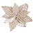 Poinsétia Decorativa - Juta e Glitter Dourado - 45cm - 1 unidade - Rizzo - Imagem 1