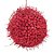 Bola de Natal Glitter - Vermelha  - 10cm - 3 unidades - Rizzo - Imagem 5