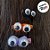 Acessório Presilha Pompom com Olhos - Laranja - 2 unidades - Rizzo - Imagem 3