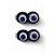 Acessório Presilha Pompom com Olhos - Preto - 2 unidades - Rizzo - Imagem 1