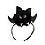 Tiara Pompom Morcego - Preto - 1 unidade - Rizzo - Imagem 1