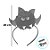 Tiara Pompom Morcego - Preto - 1 unidade - Rizzo - Imagem 2