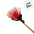 Pick Decorativo - Mini Vassoura de Tule Vermelho - 11cm - 10 unidades - Rizzo - Imagem 3