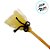 Pick Decorativo - Mini Vassoura de Tule Amarelo - 11cm - 10 unidades - Rizzo - Imagem 3