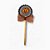 Palito Decorativo Halloween - Abóborinha Boo! - 29cm - 1 unidade - Rizzo - Imagem 1