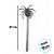 Palito Decorativo Halloween - Aranha - 27cm - 5 unidades - Rizzo - Imagem 3
