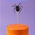 Palito Decorativo Halloween - Aranha - 27cm - 5 unidades - Rizzo - Imagem 1