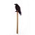 Palito Decorativo Halloween - Corvo - 28cm - 5 unidades - Rizzo - Imagem 1