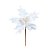 Flor Poinsétia - Branco - 20cm - 1 unidade - Cromus - Rizzo - Imagem 1