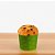 Forma Panetone 100g - Verde Decorada com Trevos  - 10 unidades - Ecopack - Rizzo - Imagem 1