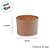 Forma Panetone 500g - Kraft - 10 unidades - Ecopack - Rizzo - Imagem 2