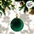 Bola de Natal Veludo - Verde - 10cm - 4 unidades - Cromus - Rizzo - Imagem 3