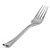 Garfo Descartável Premium Prata - 18,5cm - 6 unidades - Rizzo - Imagem 1
