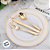 Garfo Descartável Premium Ouro - 18,5cm - 6 unidades - Rizzo - Imagem 2