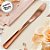 Faca Descartável Premium Rose Gold - 20cm - 6 unidades - Rizzo - Imagem 1