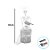 Enfeite Decorativo Halloween - Esqueleto Chefe de Cozinha - 33cm - Som, Luz e Movimento - 1 unidade - Cromus - Rizzo - Imagem 2