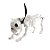 Enfeite Decorativo Halloween - Esqueleto de Cachorro - 19cm - 1 unidade - Cromus - Rizzo - Imagem 1