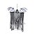 Enfeite Decorativo Halloween - Caveira com Asas Antero - 55cm - 1 unidade - Cromus - Rizzo - Imagem 1