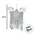 Enfeite Decorativo Halloween - Caveira com Asas Antero - 55cm - 1 unidade - Cromus - Rizzo - Imagem 2