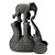 Escultura Elefante de Polirresina - 37,5cm - 1 unidade - Rizzo - Imagem 1