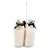 Enfeite de Pendurar de Natal - Presente Pelúcia - 10x8cm - 1 unidade - Rizzo - Imagem 1