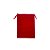 Saquinho de Veludo Premium - Vermelho - 7x9cm  - 10 unidades - Rizzo - Imagem 1