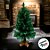Árvore de Natal Modelo Cravinho - 70 galhos - 50cm - Ref. RZO431 - 1 unidade - Rizzo - Imagem 4
